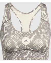 Stella McCartney - Truepurpose Power Impact Snake Print Training Bra - Lyst
