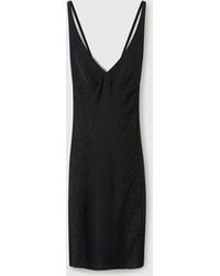 Stella McCartney - Lace Panel Midi Dress - Lyst