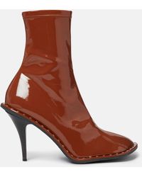 Stella McCartney - Ryder Lacquered Ankle Boots - Lyst