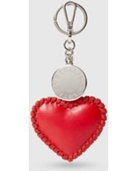 Stella McCartney - Whipstitch Heart Charm - Lyst