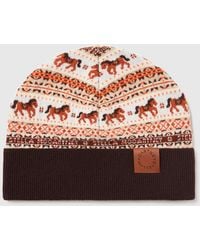 Stella McCartney - Fair Isle Wool Beanie - Lyst