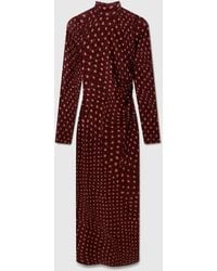 Stella McCartney - Polka Dot Mesh Long Dress - Lyst