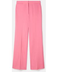Stella McCartney - Wool Flannel Tailored Trousers - Lyst