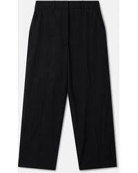 Stella McCartney - Wool Cropped Tailored Trousers - Lyst