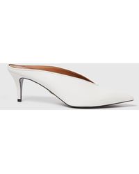 Stella McCartney - Brushed Heeled Mules - Lyst