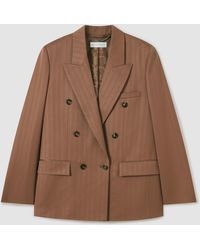 Stella McCartney - Oversized Pinstripe Double-Breasted Blazer - Lyst