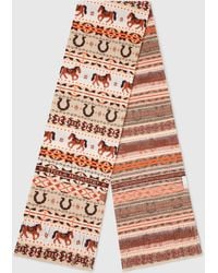 Stella McCartney - Fair Isle Wool Scarf - Lyst