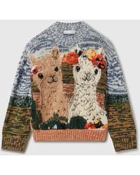 Stella McCartney - Alpaca Jacquard Knit Sweater - Lyst