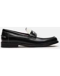 Steve Madden - Natan Black-white Leather - Lyst