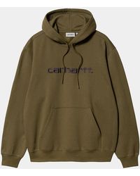 Carhartt - Carhartt Wip Hooded Script Sweat - Lyst