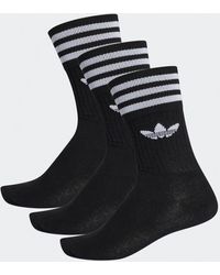 adidas Crew Socken, 3 Paar - Schwarz