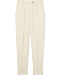St. John - Stretch Crepe Suiting Pant - Lyst