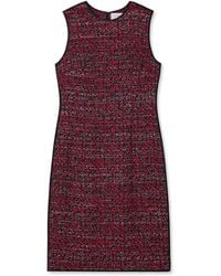St. John - Lurex Bouclette Tweed Dress - Lyst