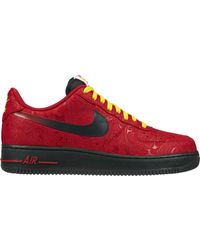 nike air force 1 red paisley