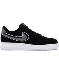 air force 1 low 3d chenille swoosh black cool grey