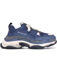 blue and white balenciaga
