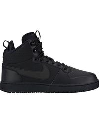 nike winter shoes black