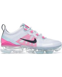 womens white and pink vapormax