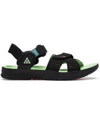 nike acg air deschutz black electric green