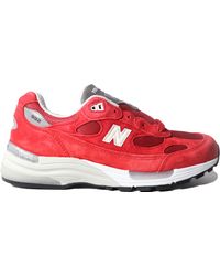 new balance 992 men red