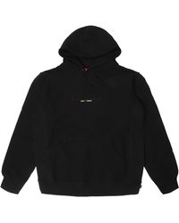 supreme embossed logo hoodie ss18