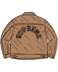 supreme hole punch denim jacket