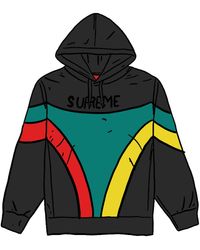 supreme milan hooded sweatshirt black