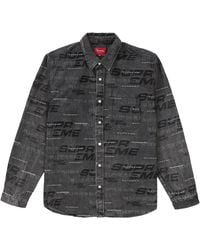 supreme dimensions logo denim skate pant