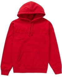 supreme set in logo hooded sweatshirt
