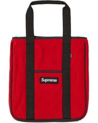 supreme polartec tote black