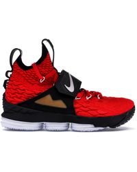 lebron 15 low university red