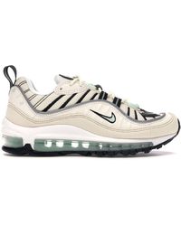 air max 98 white fossil