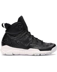 nike lupinek flyknit triple black