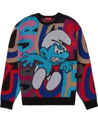 supreme smurfs hoodie