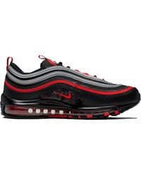 nike air max 97 black red and silver