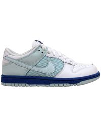 blue and white dunks womens