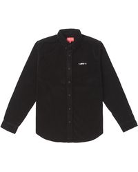 supreme roses corduroy shirt