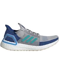 adidas ultra boost 2019 grey two shock cyan