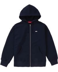 supreme reflective small box zip up sweatshirt