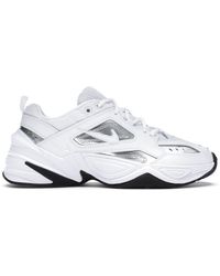 nike m2k tekno silver white