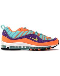 Nike Air Max 98 White Teal Nebula University Gold For Men Lyst Nike Air Max 98 White Teal Nebula University Gold For Men Lyst