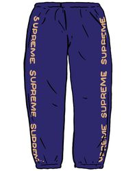 supreme metallic rib sweatpant