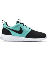 roshe run green black