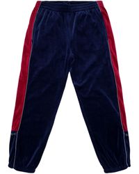 supreme lacoste velour track pant