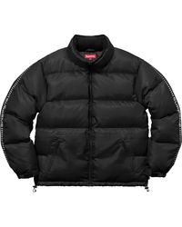 supreme silver puffer jacket