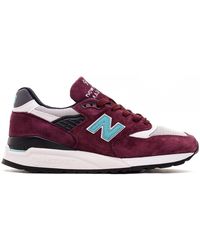 new balance 998 burgundy chalk