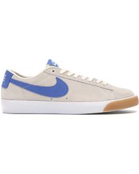 Nike Sb Blazer Low Pale Ivory Pacific Blue For Men Lyst Nike Sb Blazer Low Pale Ivory Pacific Blue For Men Lyst
