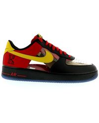 air force 1 low kyrie irving black red