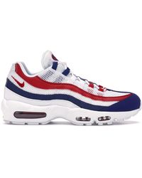 nike air max 95 blue and red