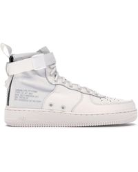 nike sf air force 1 mid white